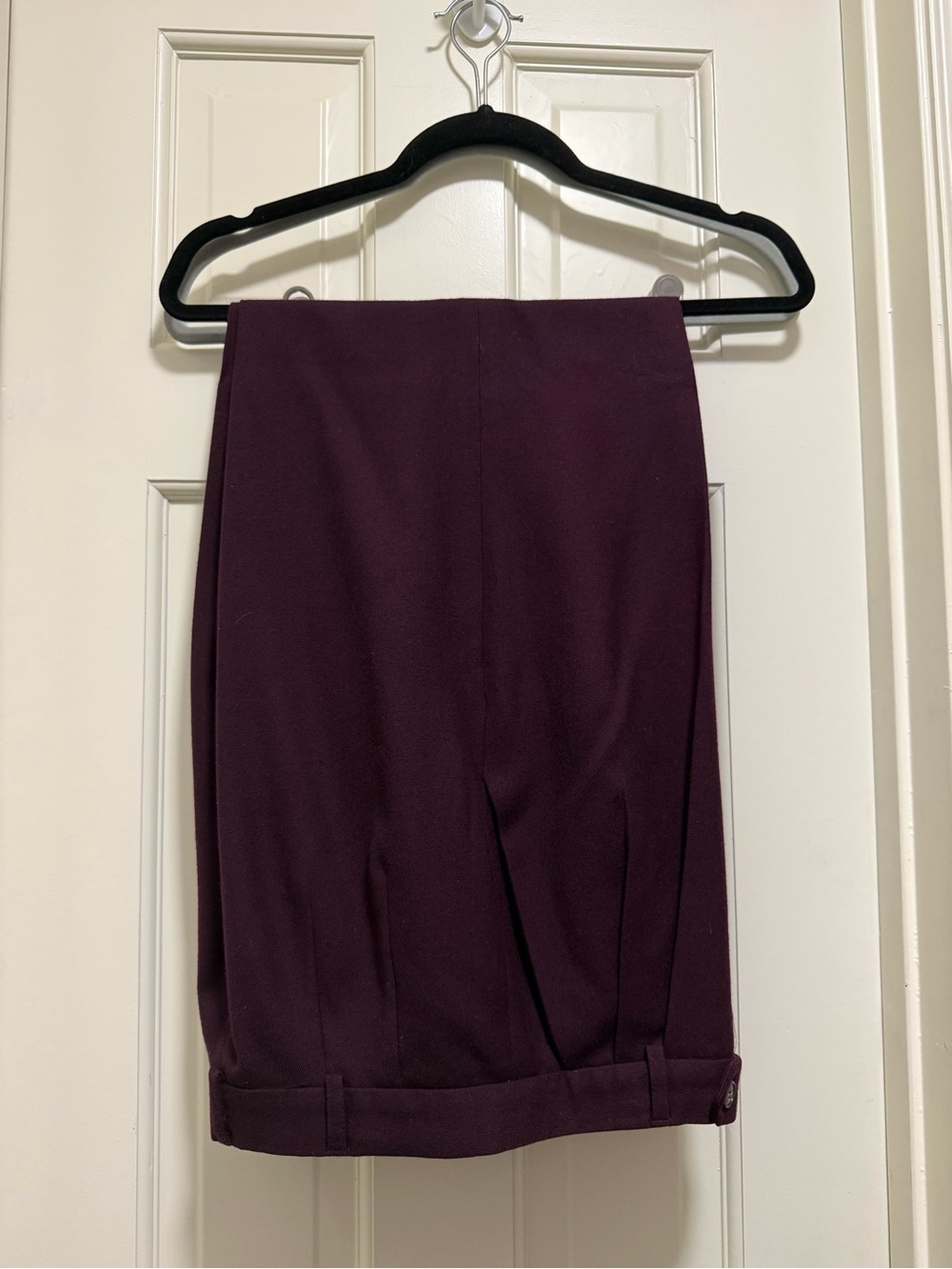 Talbots Deep Plum Pencil Skirt